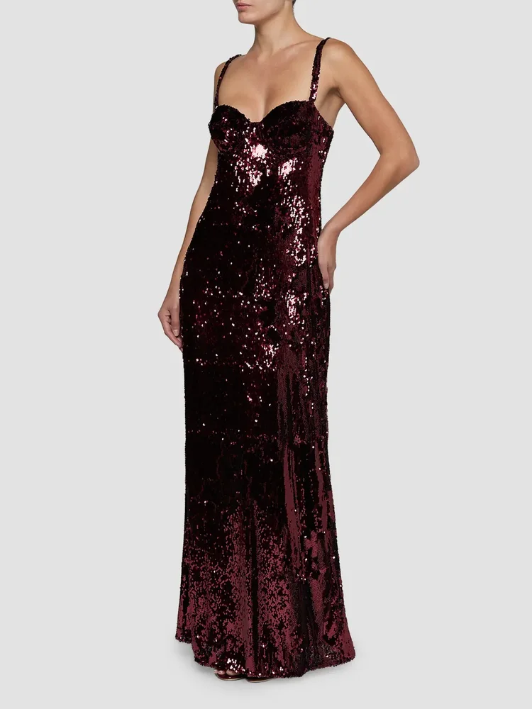 Sayla Sequin Gown