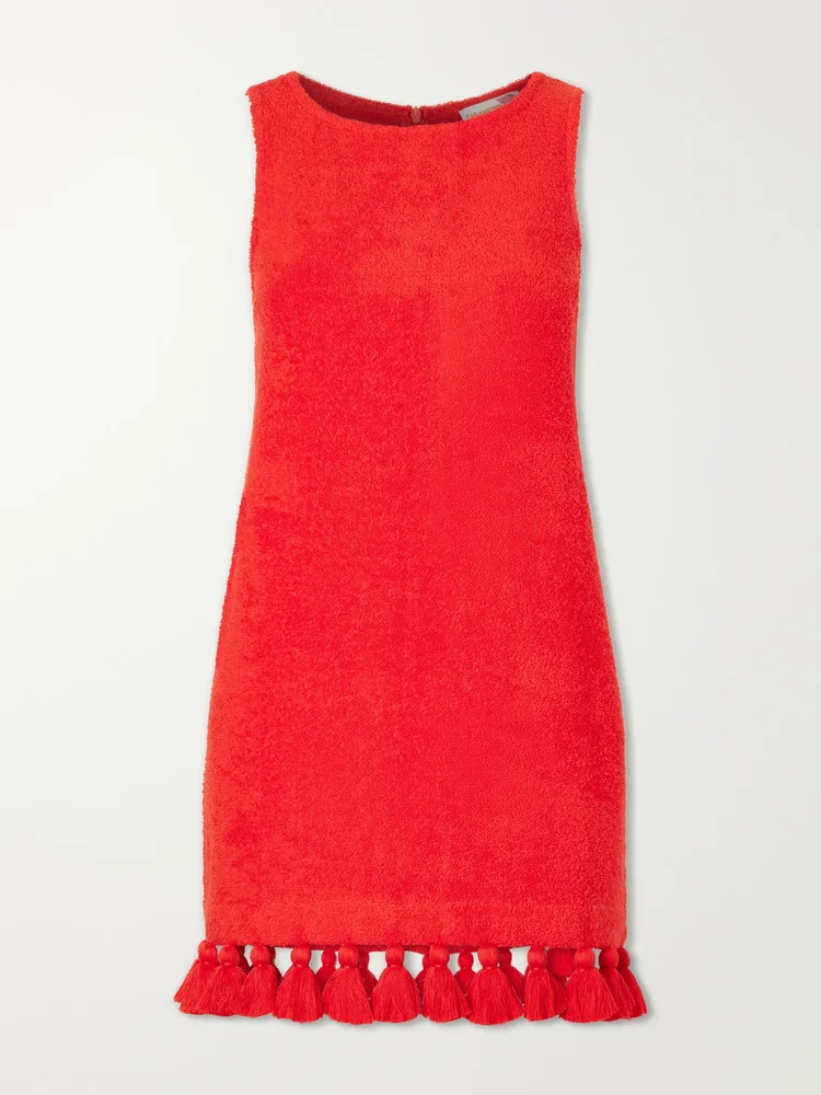 Manon cotton-terry mini dress
