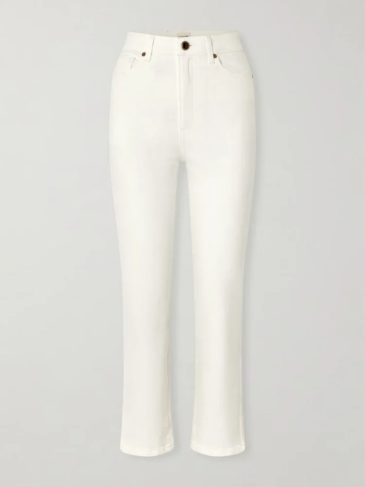 Abigail high-rise straight-leg jeans