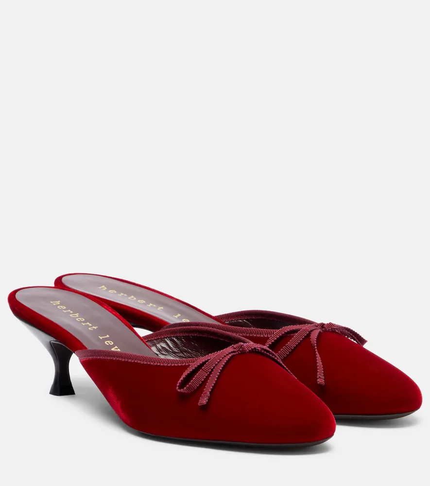 24/7 velvet mules