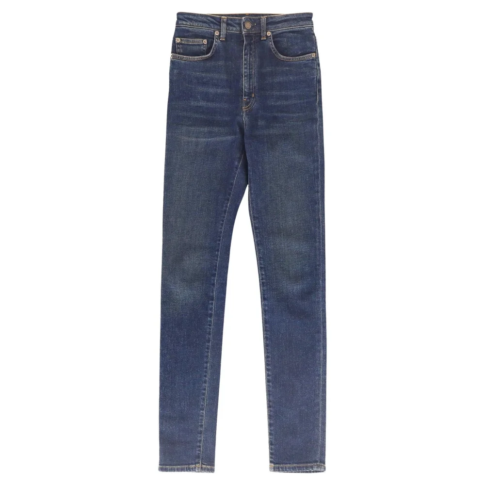 Pre-Owned High-Waisted Slim Jeans