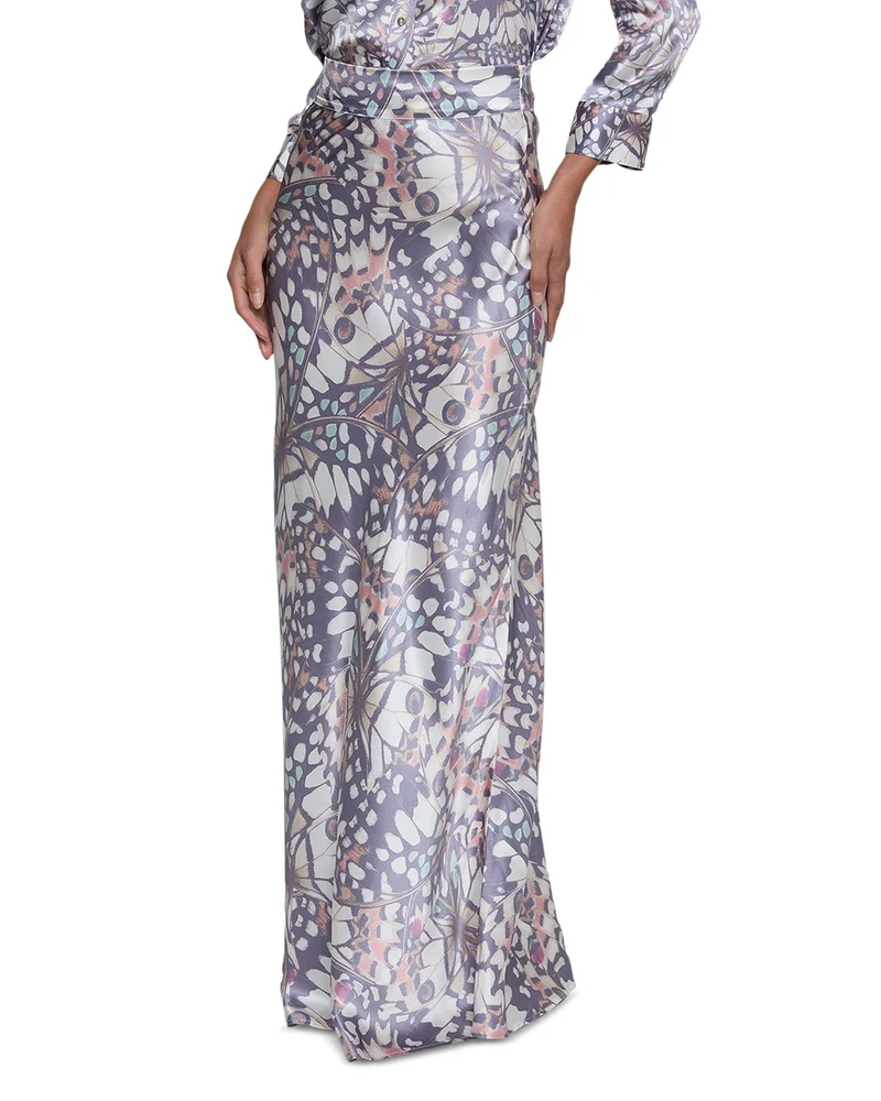 Ryker Bias Silk Skirt