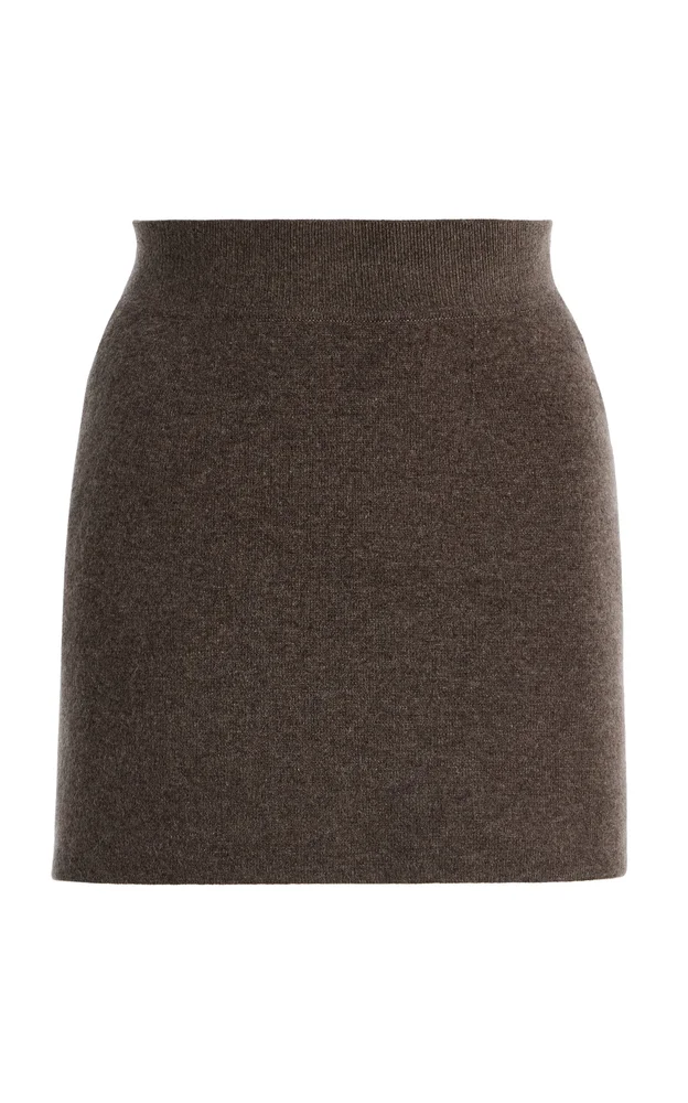 Exclusive Tube Cashmere-Wool Mini Skirt