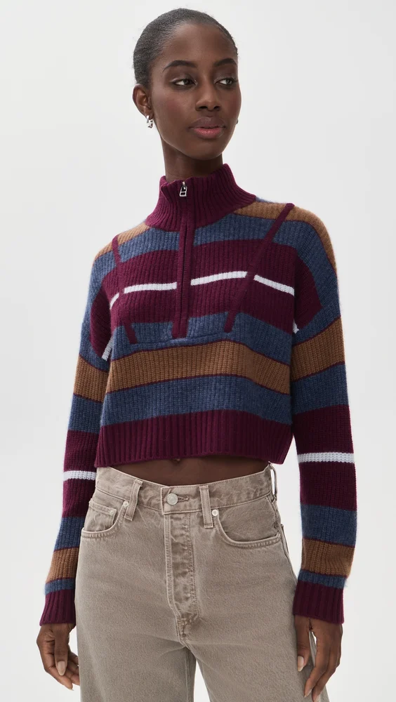 Cropped Hampton Cashmere Sweater