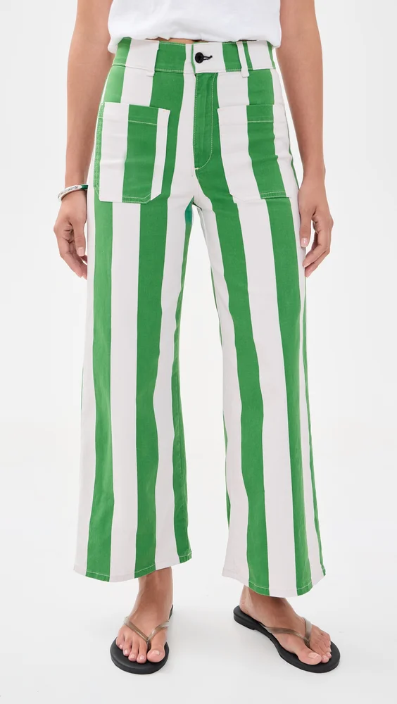 Cropped Sailor Pants