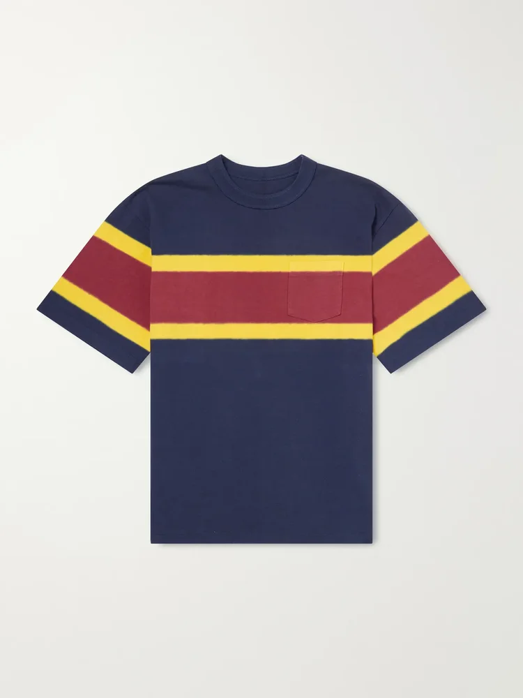 Chusen-Dyed Cotton-Jersey T-Shirt