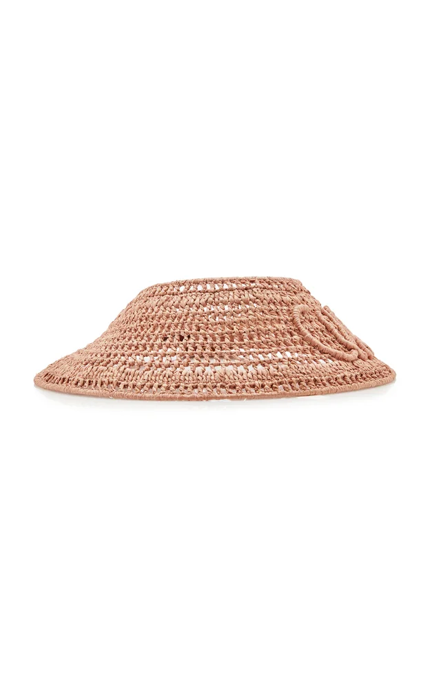 Woven Raffia Visor