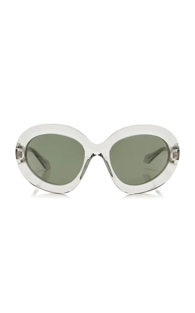 Butterfly-Frame Acetate Sunglasses