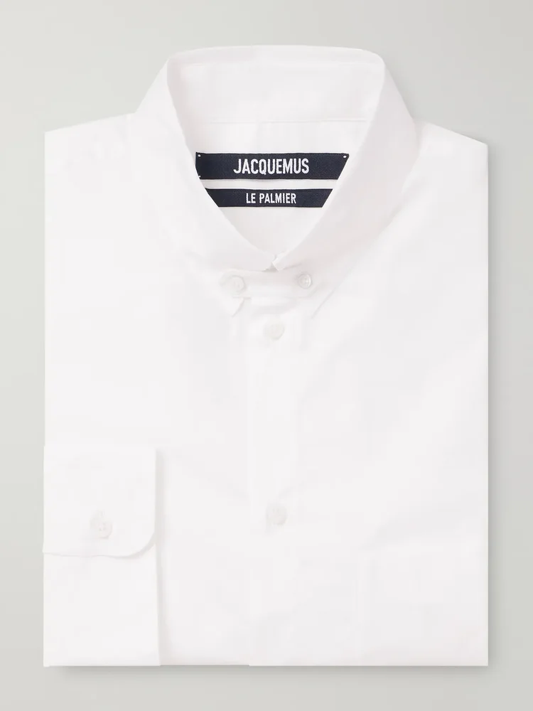 Tailleur Button-Down Collar Stretch-Cotton Poplin Shirt