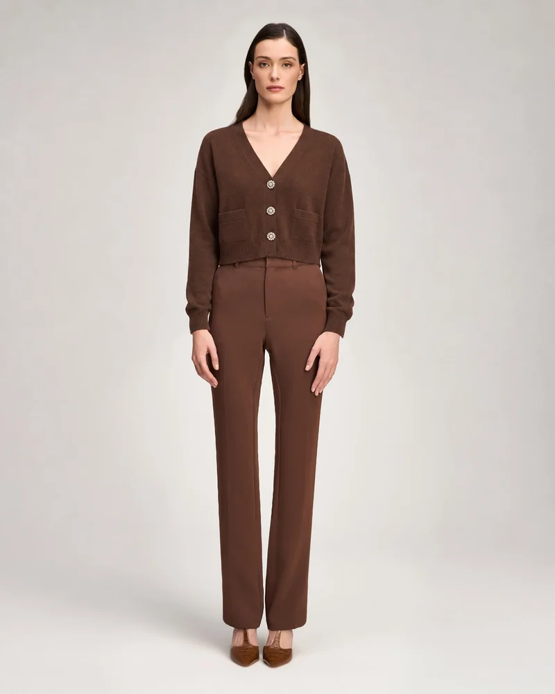 Rhinestone Cashmere Kavita Cardigan