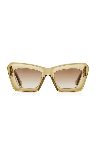 Cat-Eye Acetate Sunglasses
