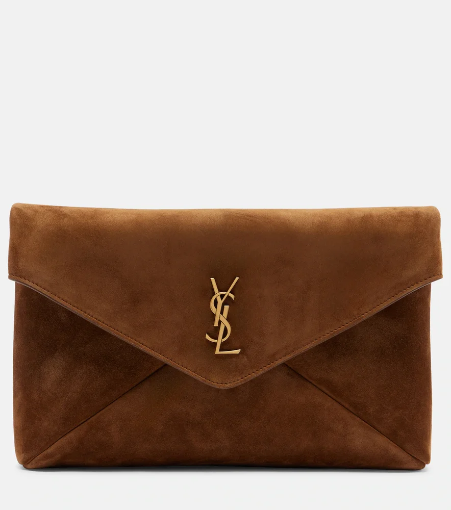 Cassandre suede pouch