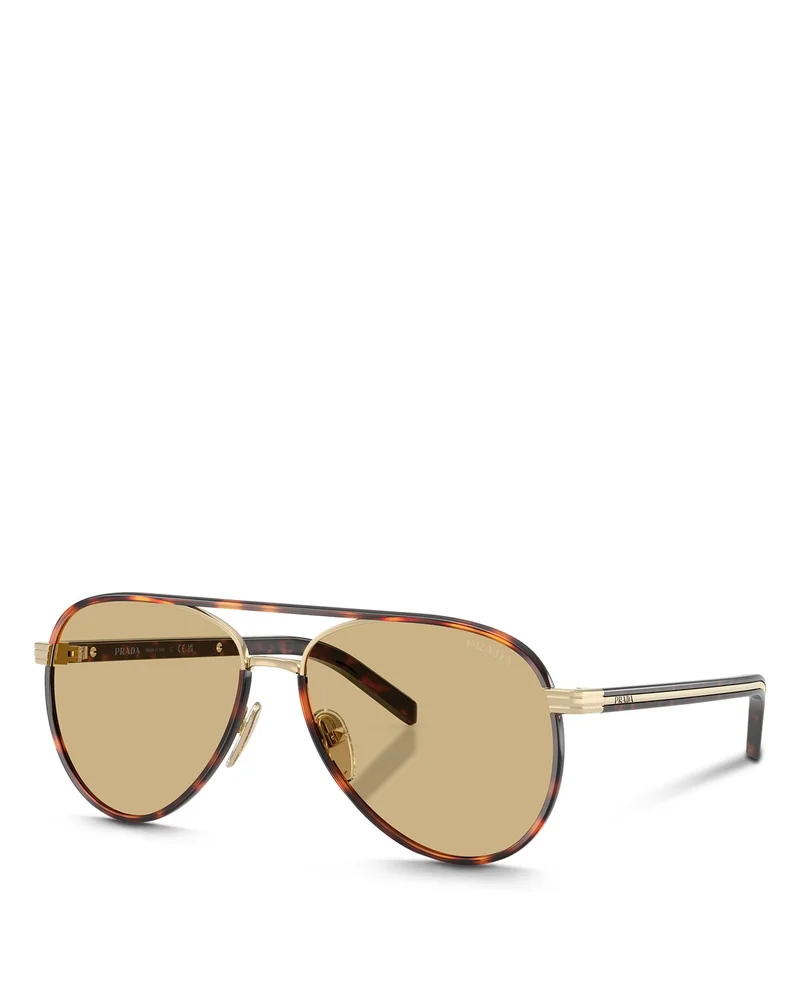 PR B57S Aviator Sunglasses, 59mm