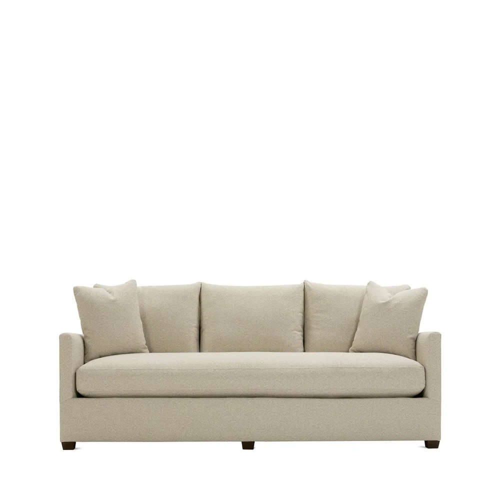Bowery 78-Inch Fabric Bench Cushion Sofa