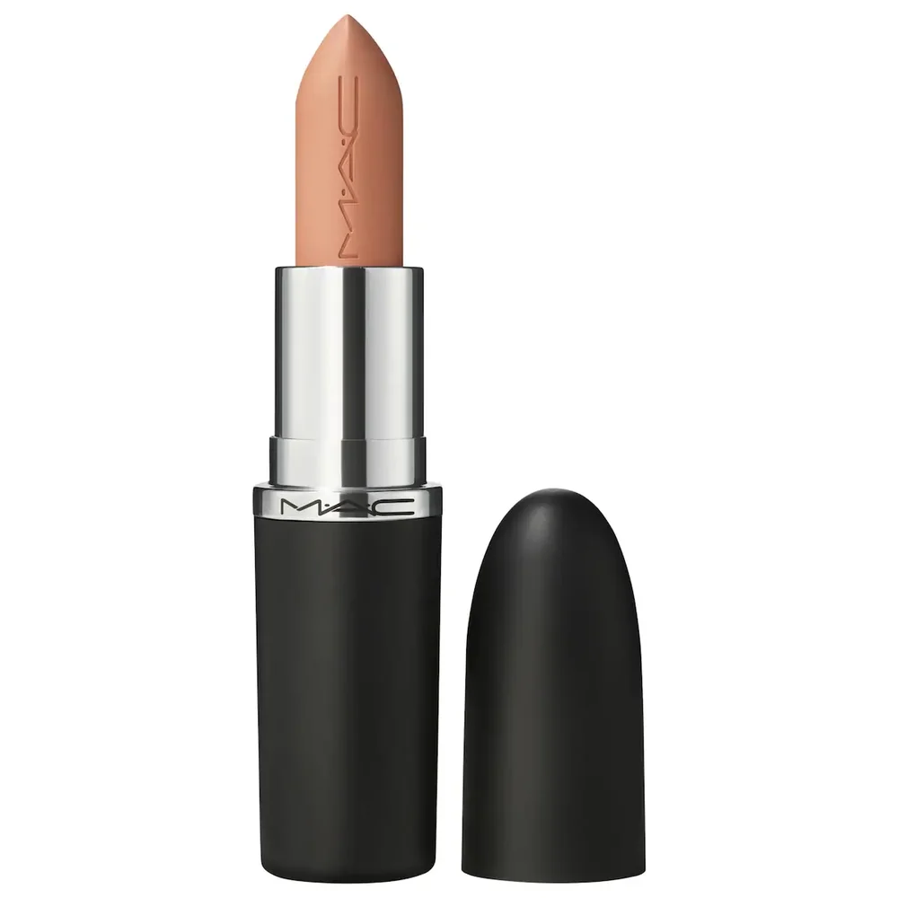 M·A·Cximal Sleek Satin 8HR Full-Coverage Hydrating Lipstick in Fleshpot