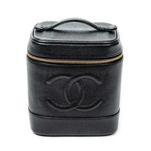 Leather Timeless Tall Vanity Case w/ Tags