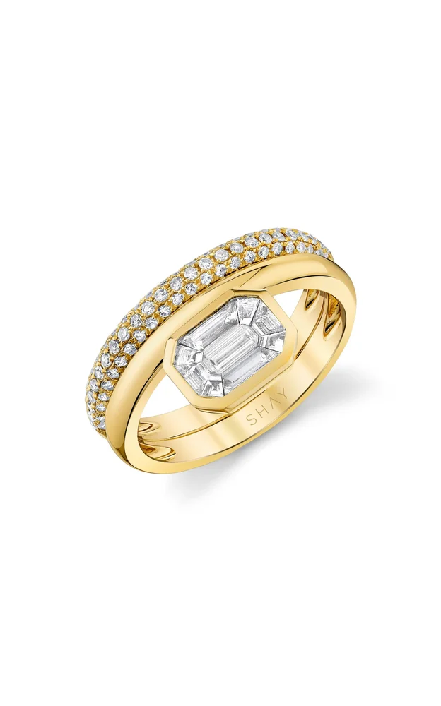 18K Yellow Gold Diamond Ring