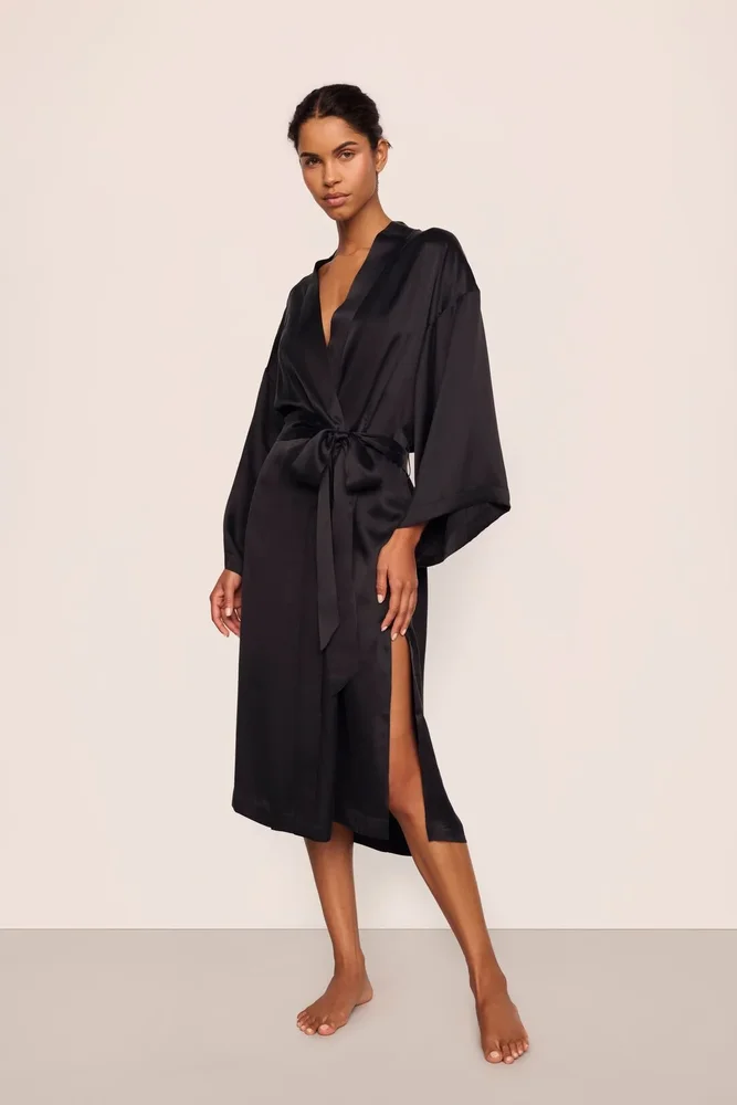 Inez Washable Silk Robe