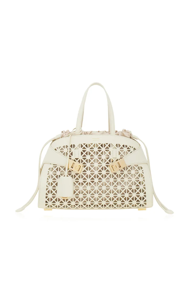 Hug Small Leather Top Handle Bag