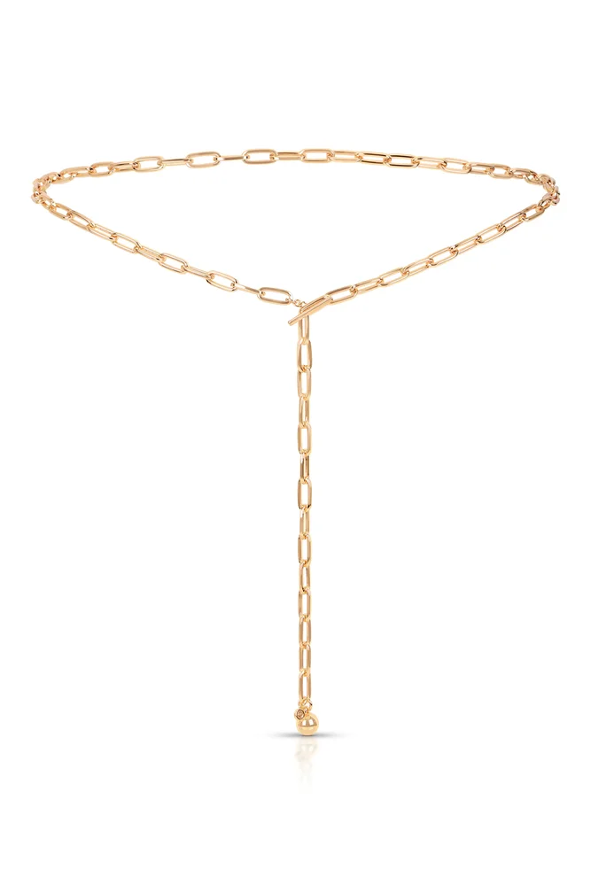Paperclip Chain Belt