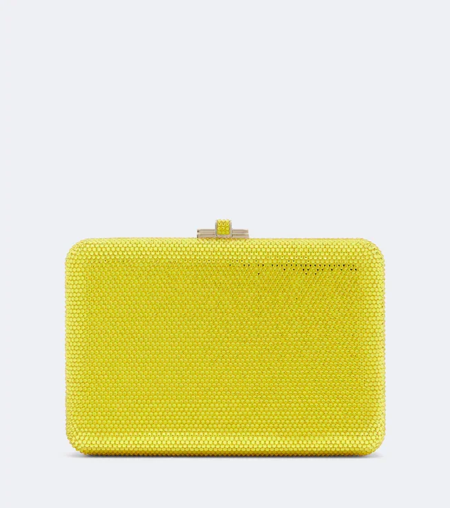 Slim Slide embellished clutch