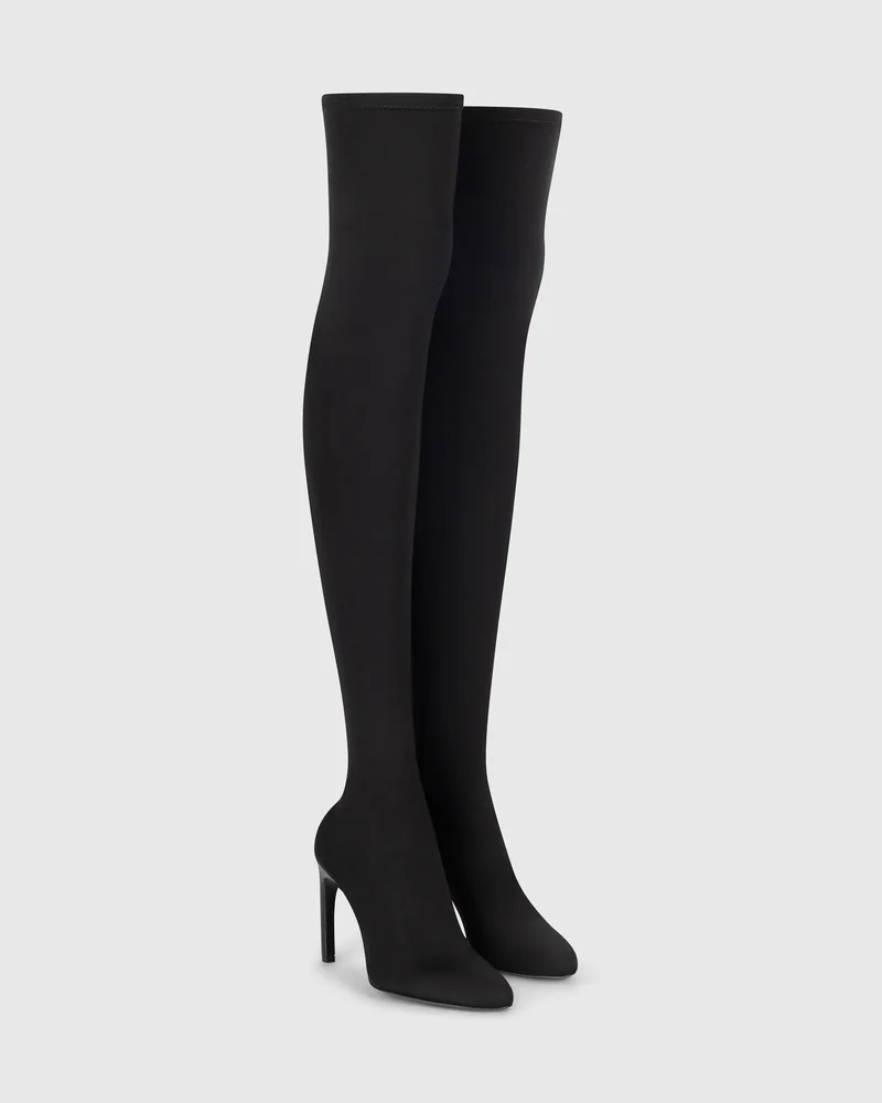 Harlow Thigh-High Boot 100 Jersey