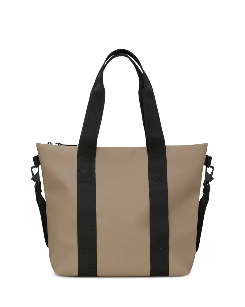 Mini Faux Leather Tote Bag