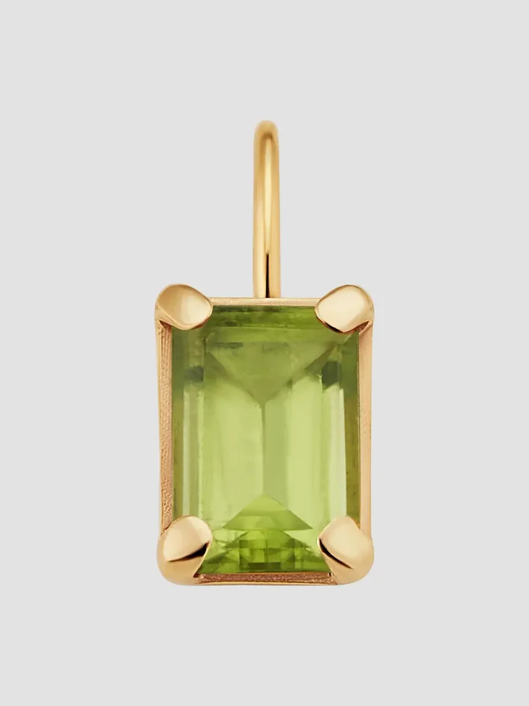 14k Yellow Gold Date Me Birthstone Pendant Charm
