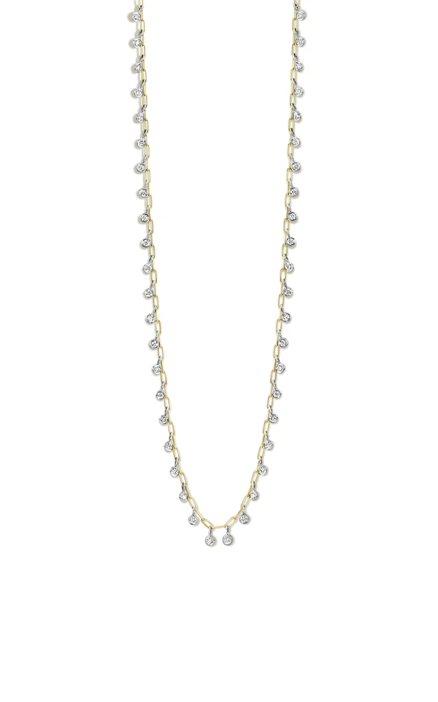 Ephemeral 14K Yellow Gold Diamond Necklace