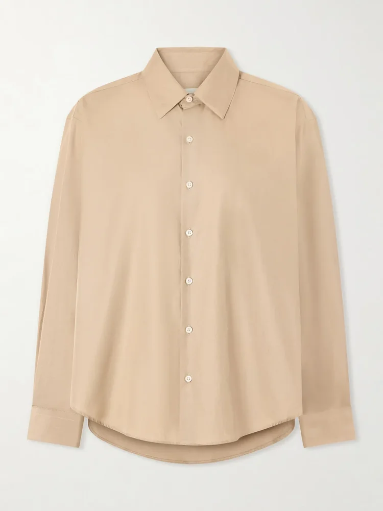 cotton poplin shirt