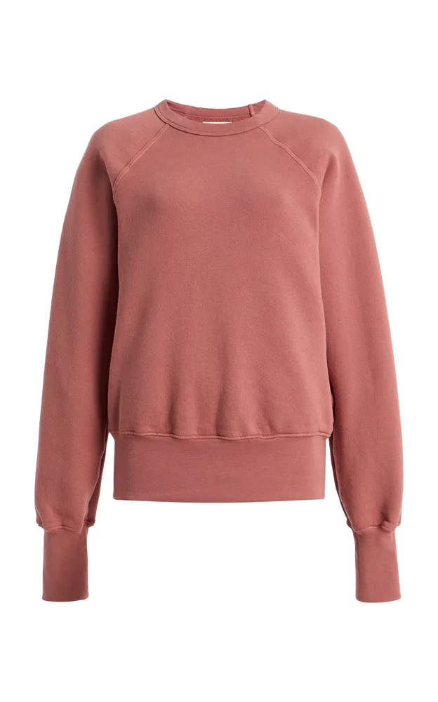 Leann Classic Raglan Cotton Sweatshirt