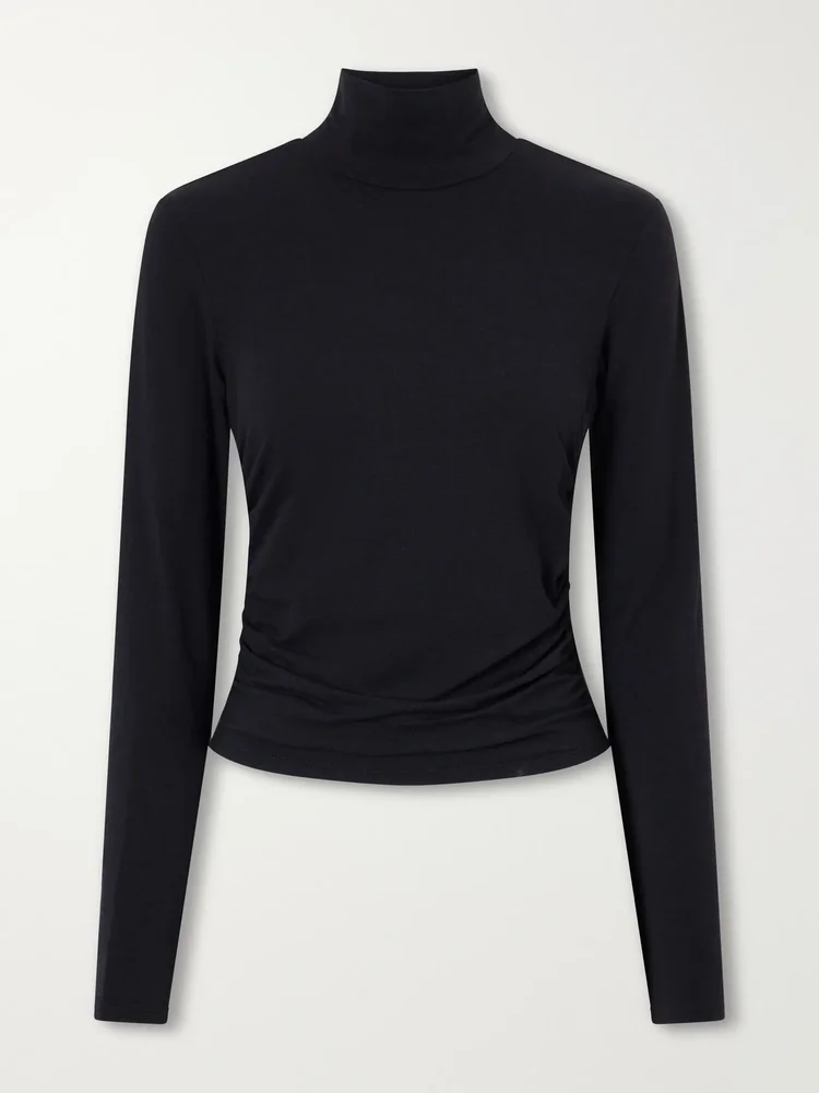 Cotton-blend jersey T-shirt