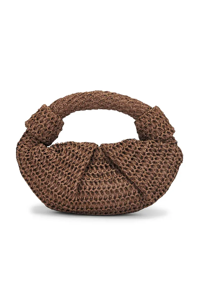 Raffia Lopsy Bag