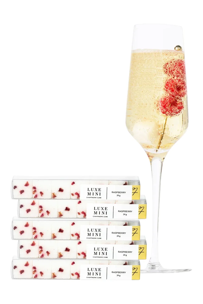 Holiday Stocking Stuffer Raspberry Mixology Cubes Gift Set
