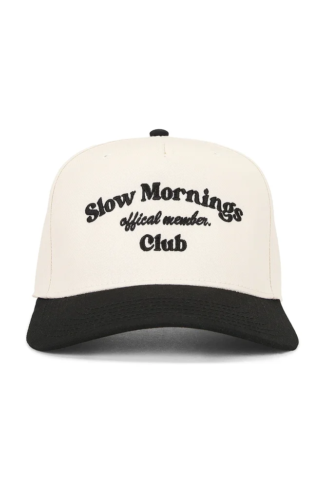 Slow Mornings Club Hat