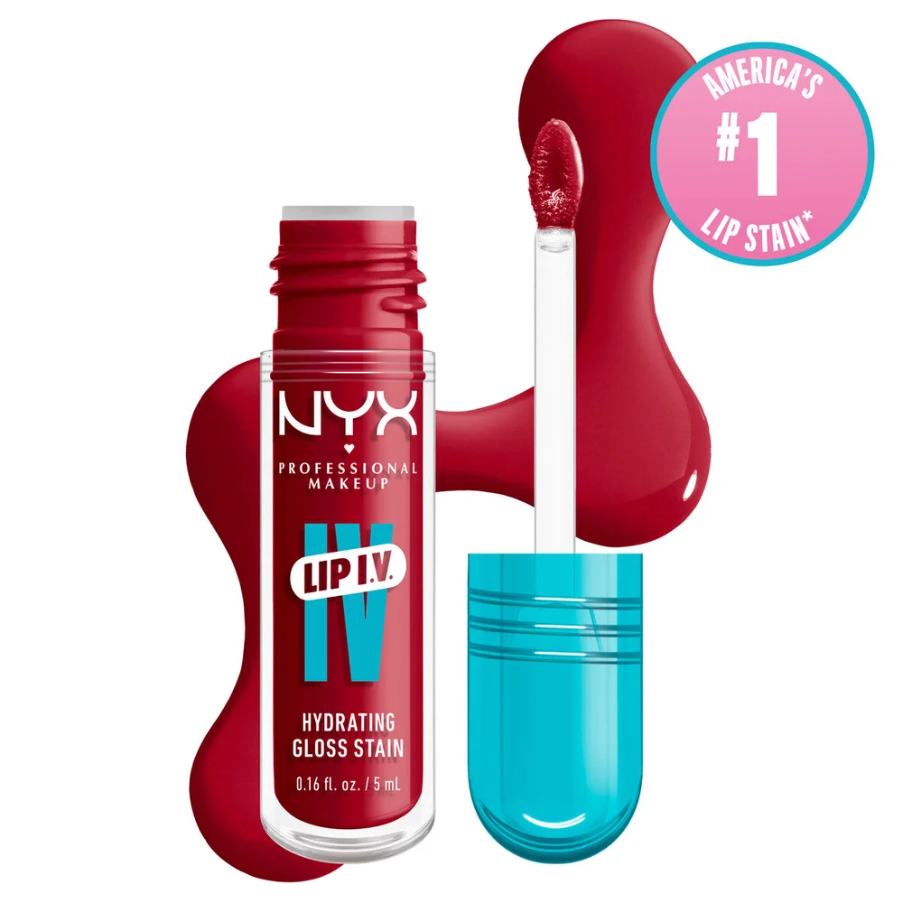 Lip I.V. Hydrating Lip Gloss Stain in Red-y.Set.Wet