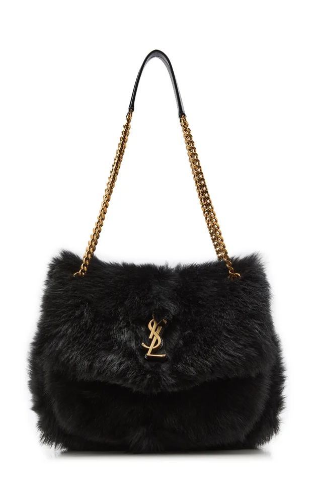 Medium Niki Chain Shearling Bag