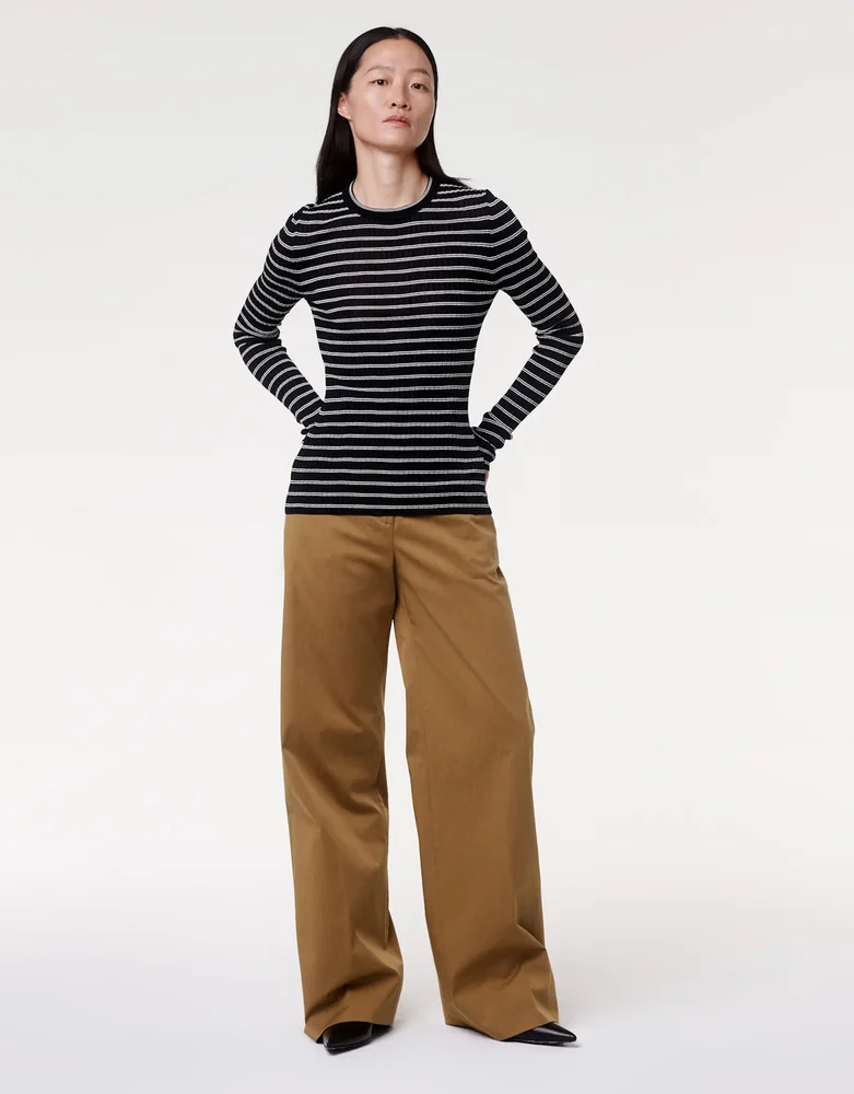 Fitted Long Sleeve Knit - Resale