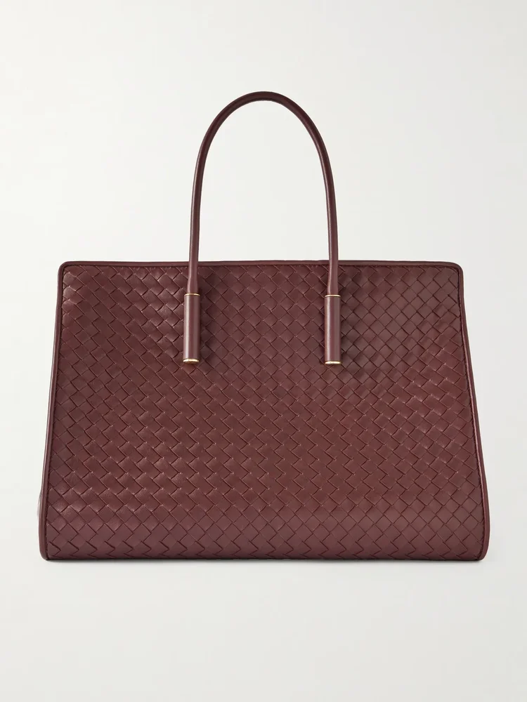 Barbara Intrecciato leather tote