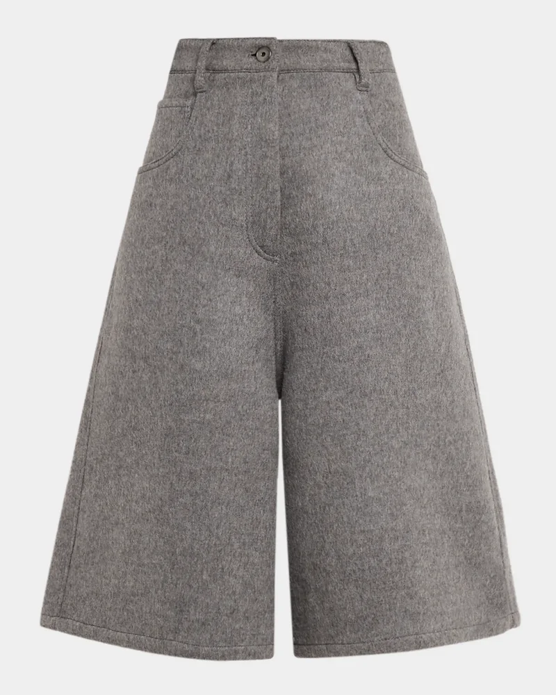 Virgin Wool Bermuda Shorts