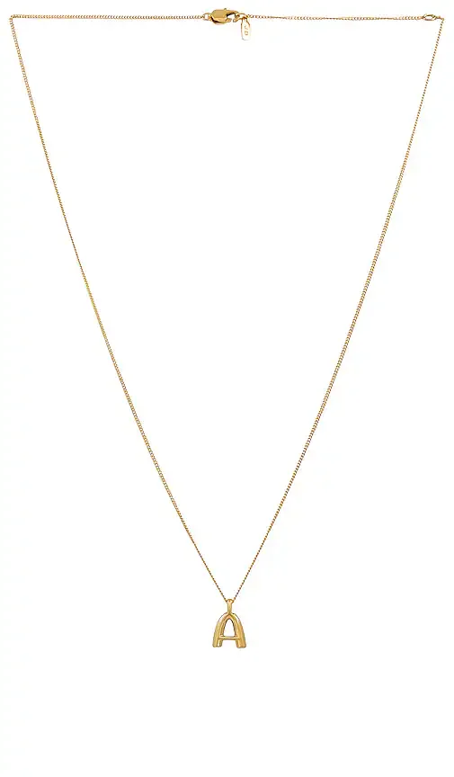 Monogram Pendant Necklace
