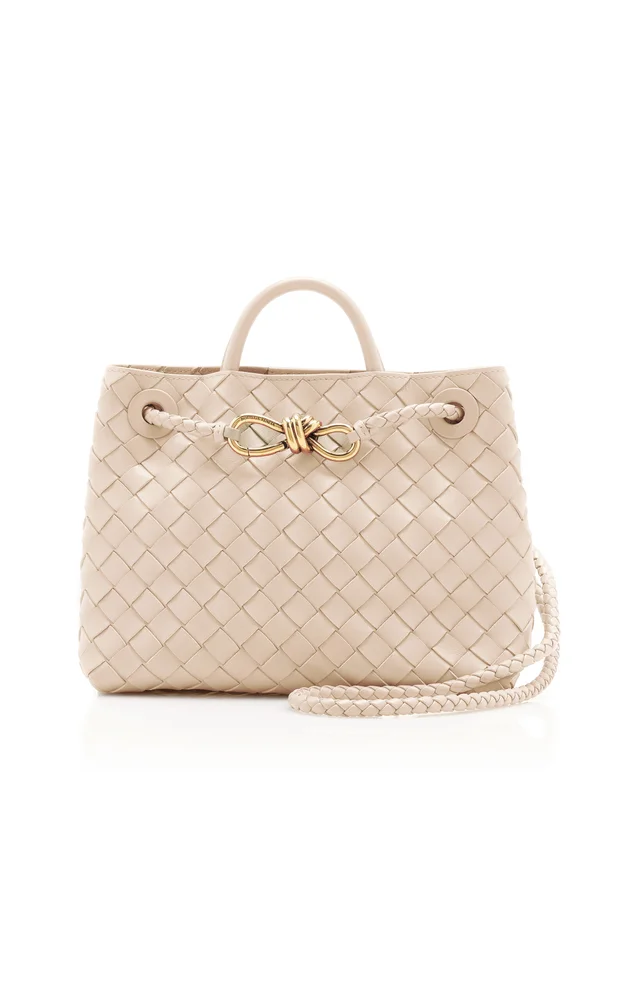Small Andiamo Intrecciato Leather Bag