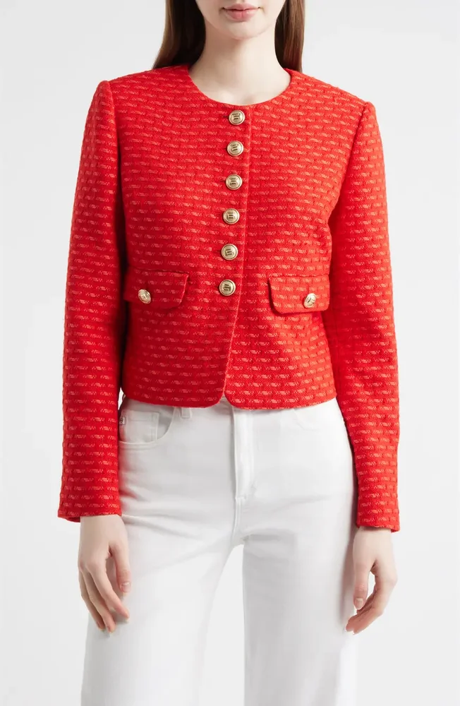 The Marlena Metallic Tweed Jacket