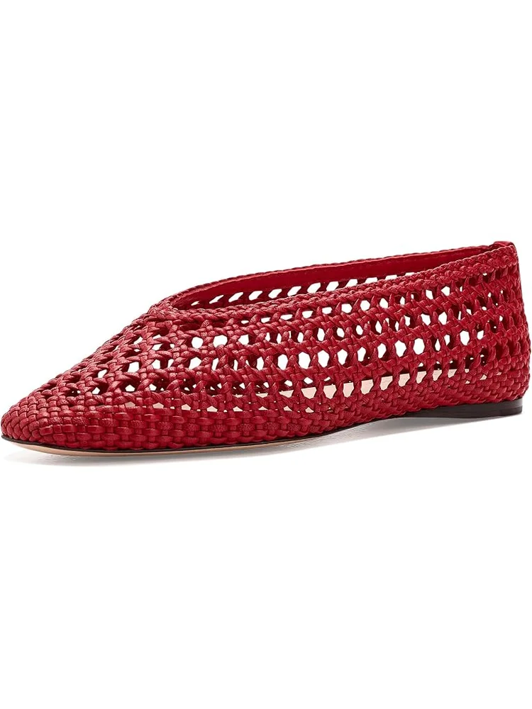 Emery Ballet Flat (Red)