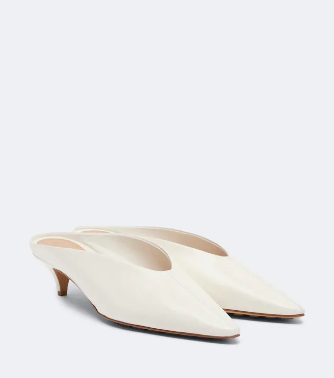 Vesta leather mules