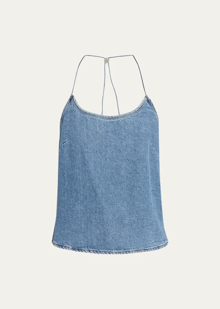 Toggle Halter Tank Top