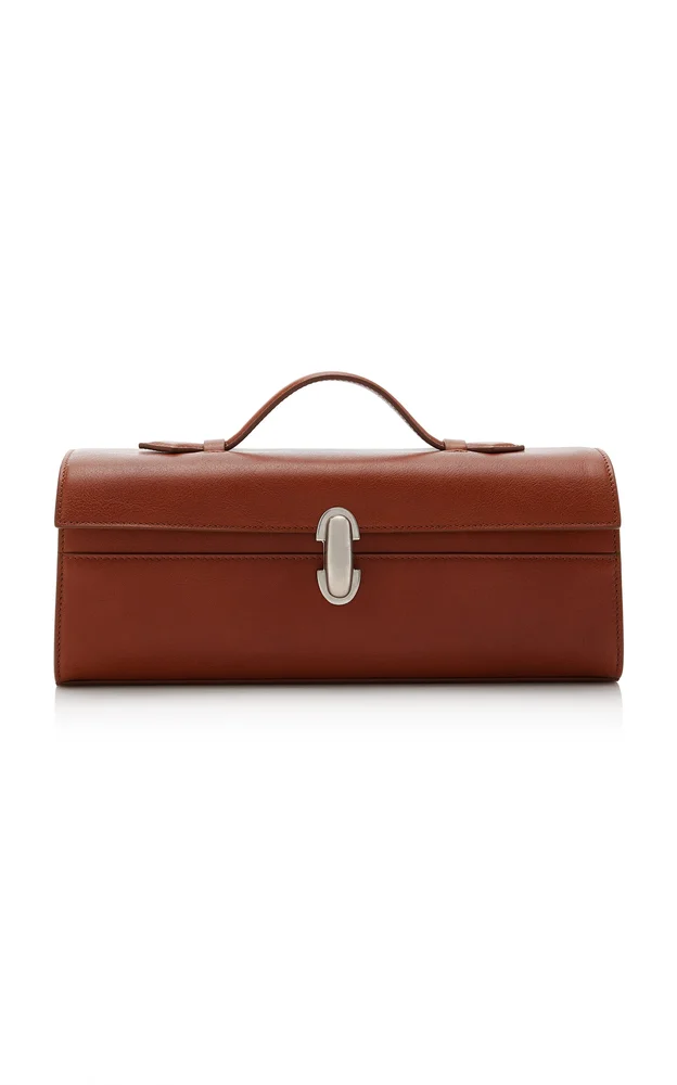 Slim Symmetry Leather Pochette