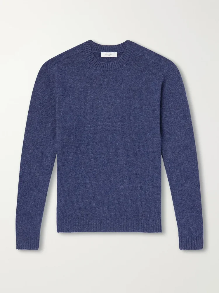 Wool and Cashmere-Blend Sweater