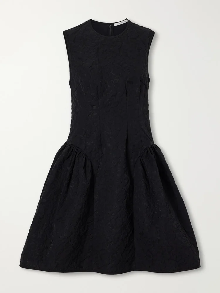Flodie matelassé knee-length dress
