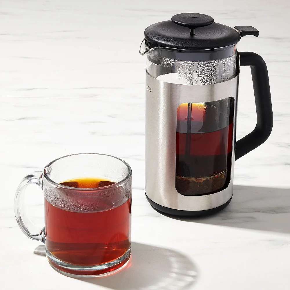 OXO Brew French Press with Grounds Lifter, 8-Cup